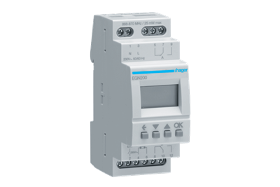 Interruttori orari digitali Hager Bocchiotti EGN200