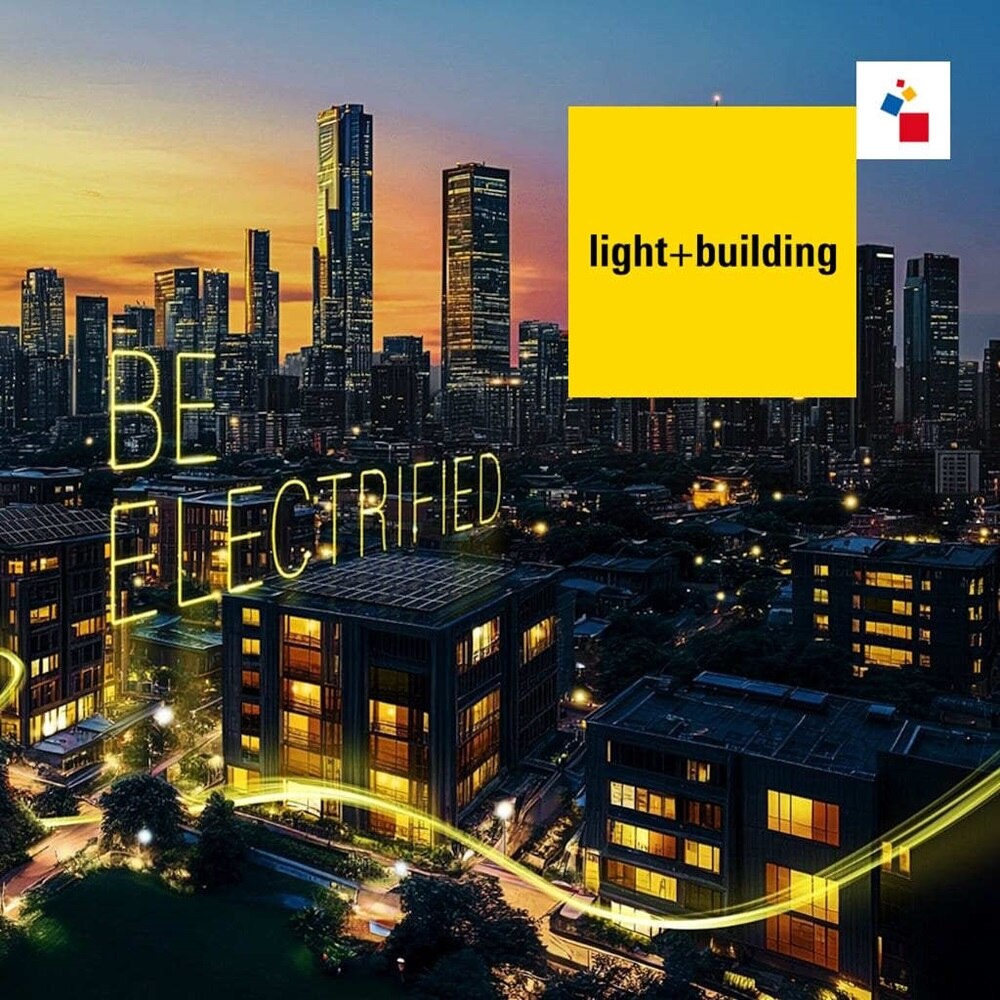 Pubblicità di Light + Building 2026, fiera internazionale dedicata alle tecnologie per l’illuminazione e gli edifici, in programma a Francoforte, Germania, dall’8 al 13 marzo 2026.