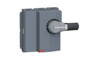 Comando rota­tivo lucchet­ta­bile Hager su sfondo neutro