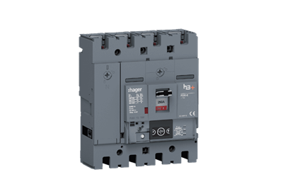 Inter­rut­tori scatolati h3+ P160, P250, P630 elet­tro­nici su sfondo neutro