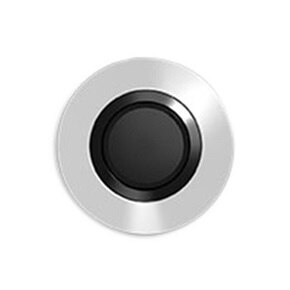 Frontansicht Berker LED Dimmer im 1fach Rahmen des Schalterprogramms Berker Serie 1930.