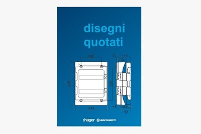 Disegni quotati Hager Bocchiotti