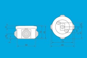 Cassette di derivazione Hager Bocchiotti