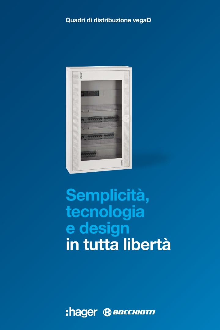 Brochure quadro VegaD Hager Bocchiotti