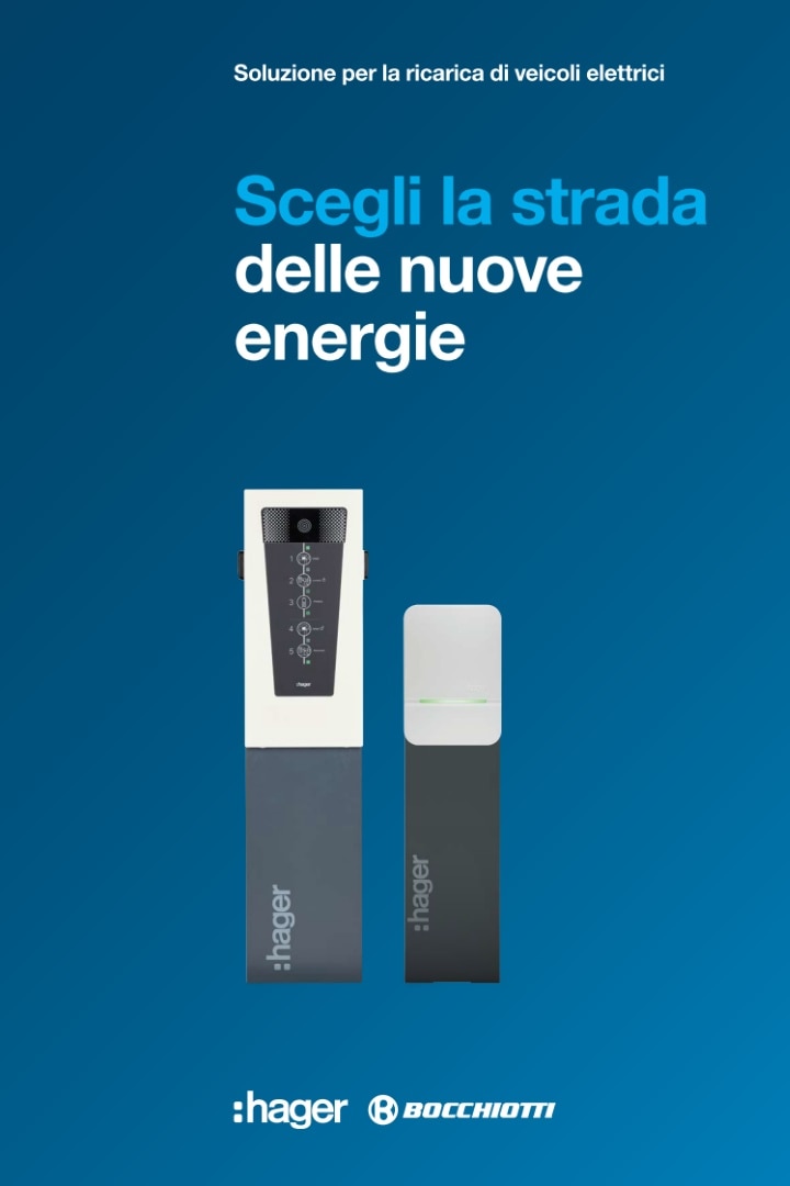 Brochure colonnine di ricarica Hager Bocchiotti