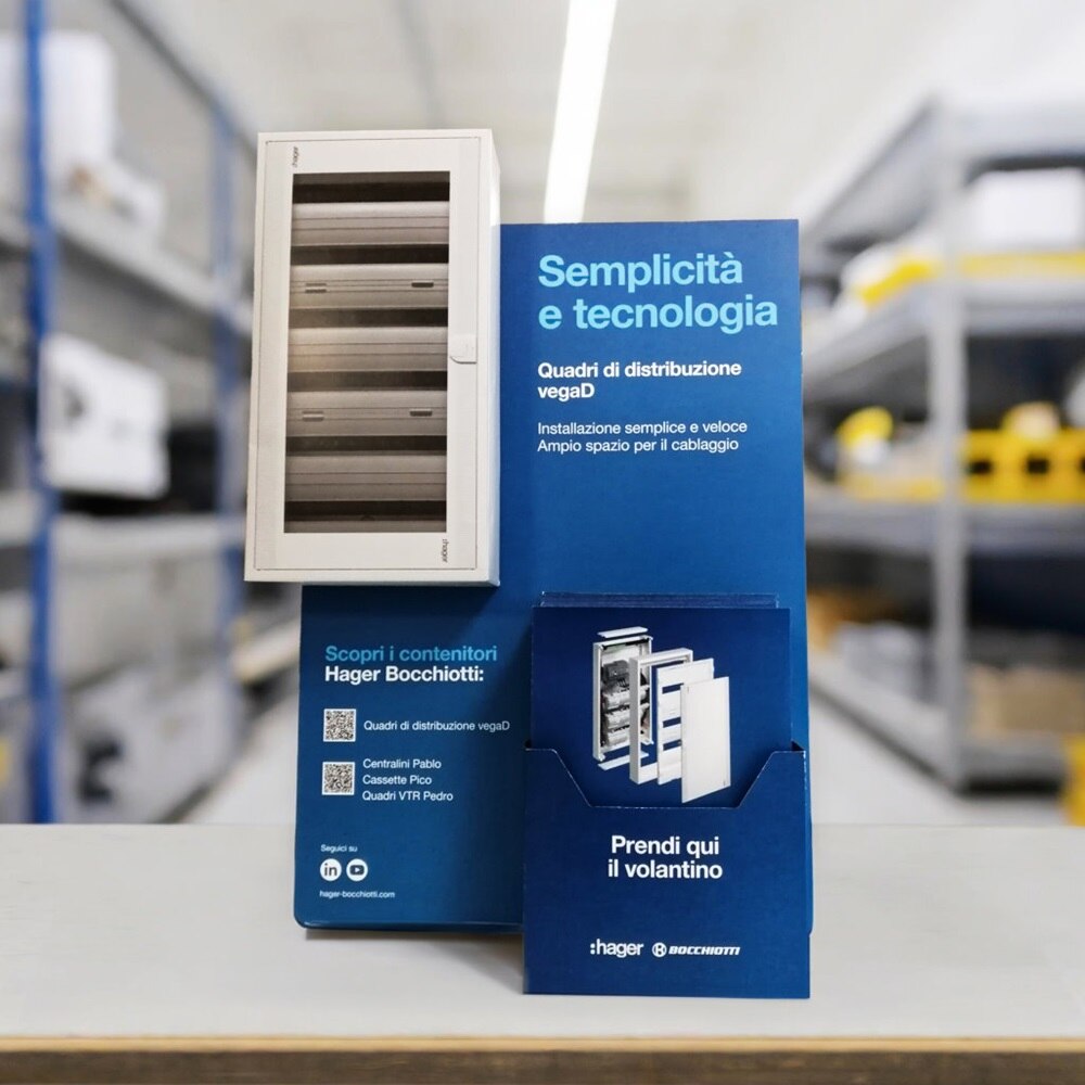 Espositore vegad Hager Bocchiotti