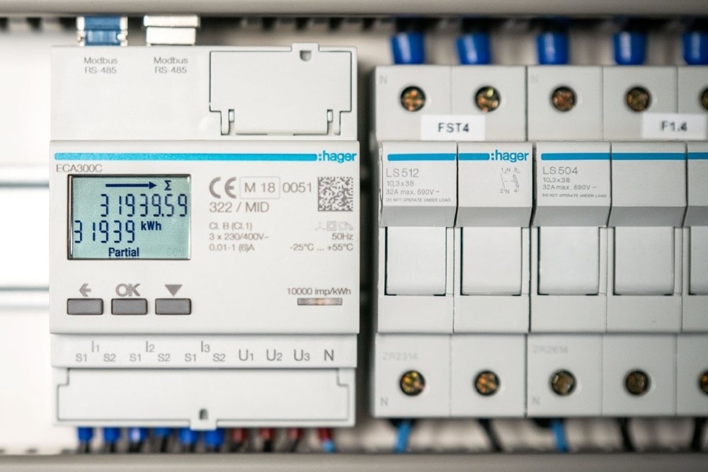 Contatori energia Hager Bocchiotti