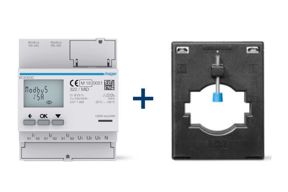 Contatori energia Hager Bocchiotti
