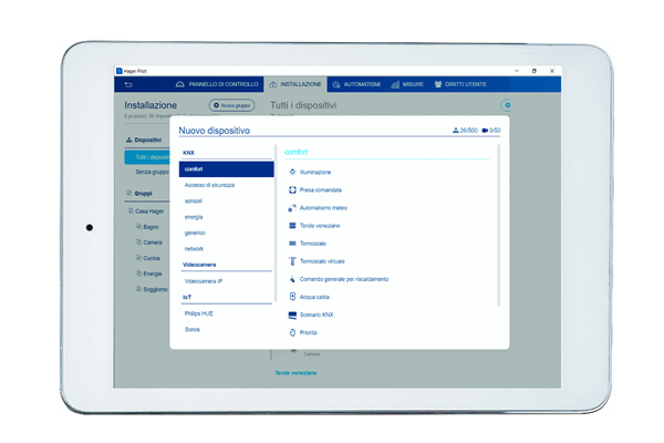 domovea Hager Bocchiotti per la smart home