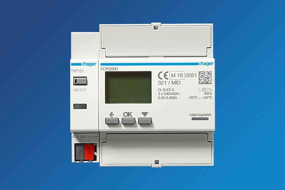 Interfaccia KNX per contatori Hager Bocchiotti