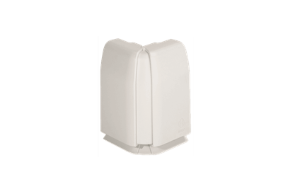 Angolo esterno variabile bianco AEBN Bocchiotti per canale battiscopa TBN Bocchiotti su sfondo neutro