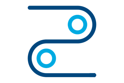 pittogramma che rappresenta il tubo corrugato come si comporta in presenza di passaggi difficili