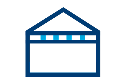 pittogramma che rappresenta la presenza di tubi corrugati nei controsoffitti