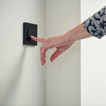 Schakelaar Berker R3 zwart