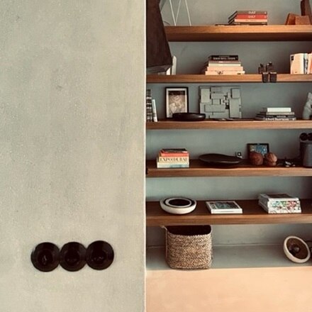 Schakelaars 3-voudig Berker Serie 1930 zwart