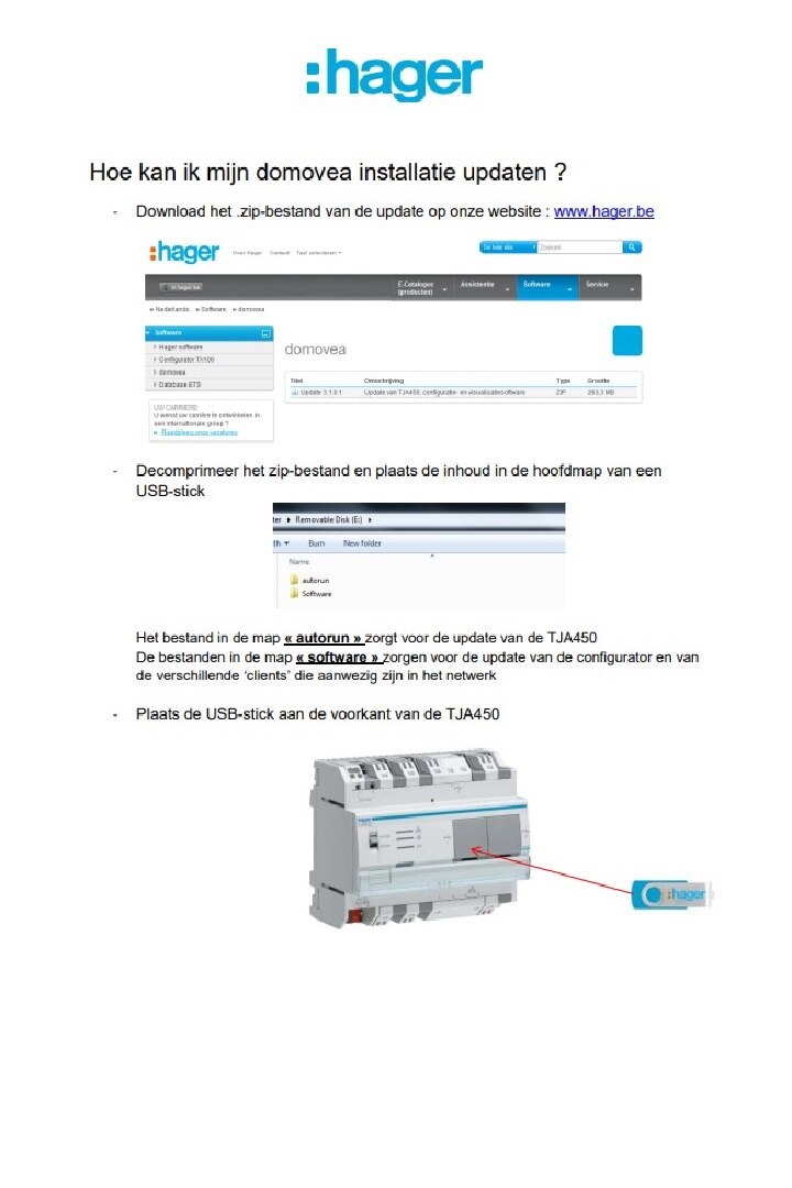 installatie updaten NL