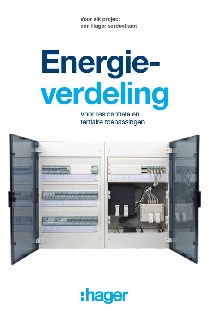 Brochure elektrische verdeelkasten voor residentiële en commerciële toepassingen