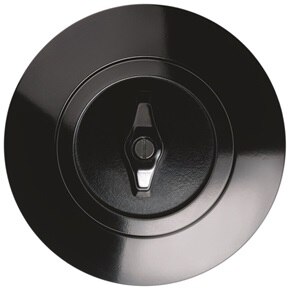 Schakelaar PVC zwart Serie 1930