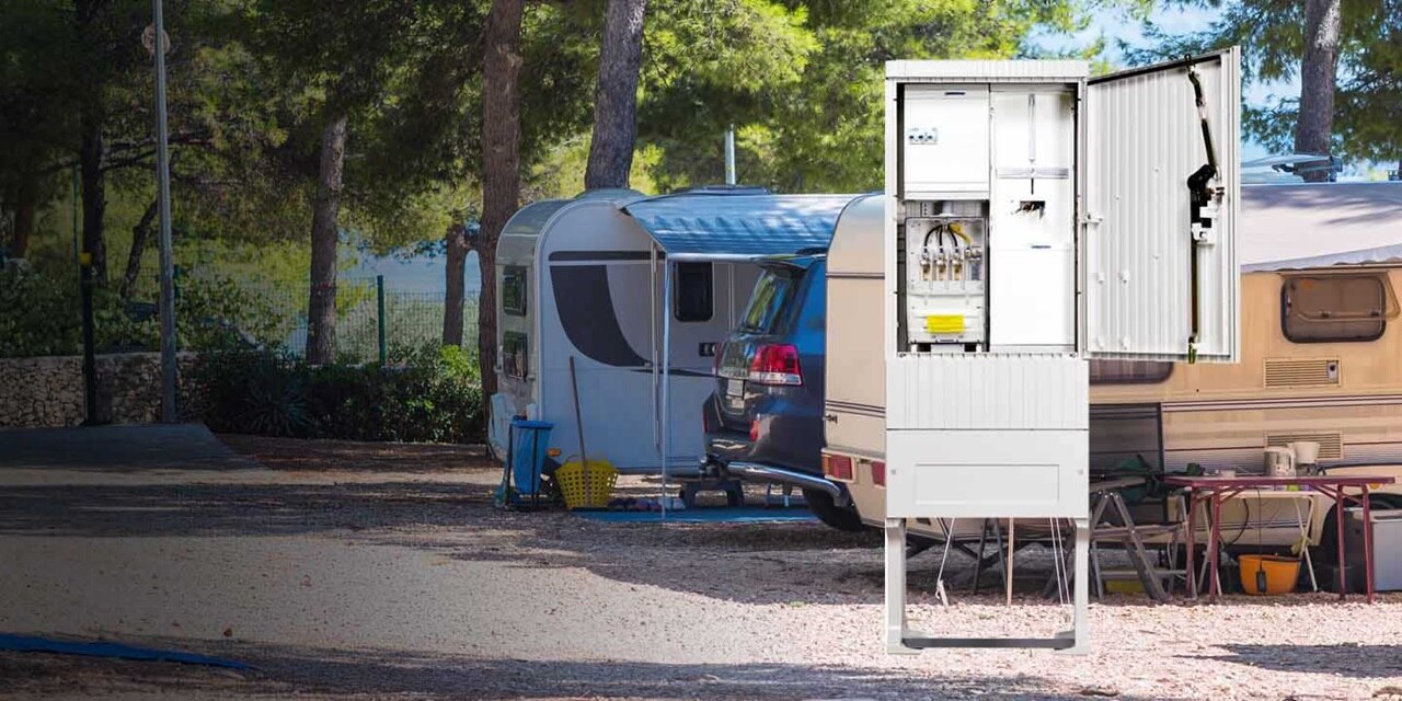 hager product: buitenopstellingskast camping   