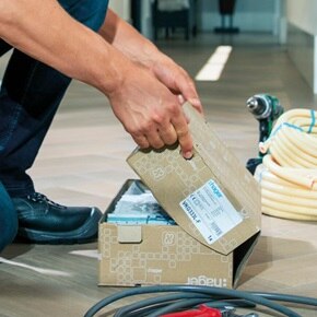 hager-product: vision groepenkast verpakking 