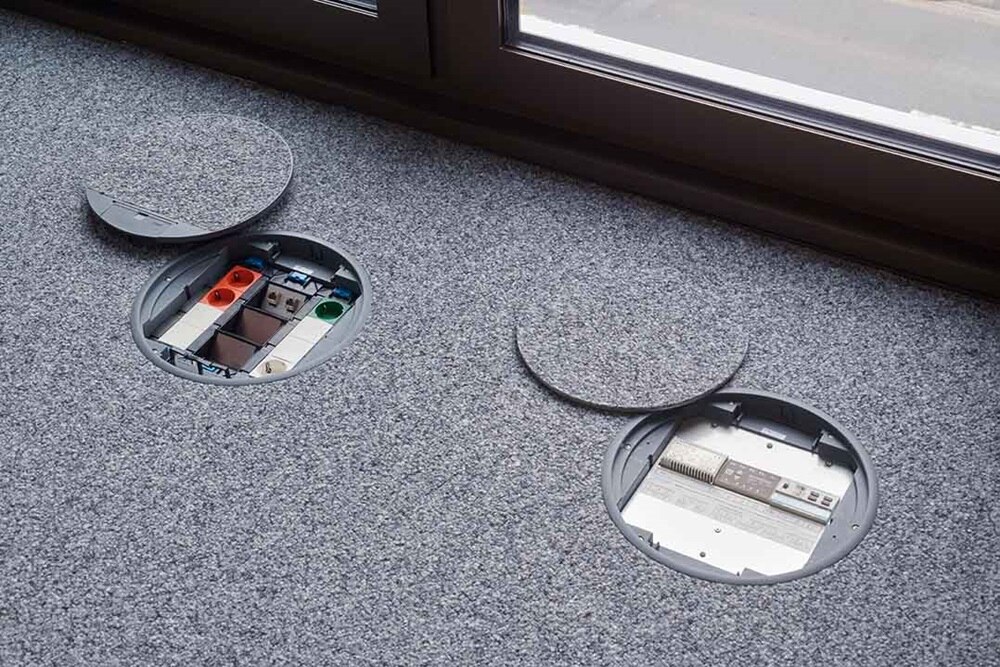 hager-product: vloerinstallatie potten 