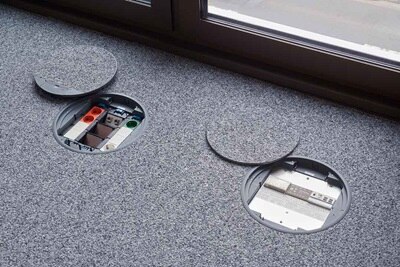 hager-product: vloerinstallatie potten 