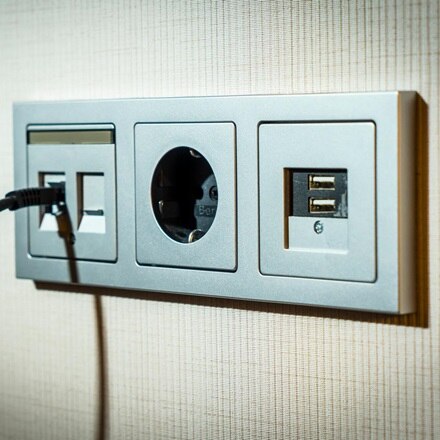 project hotel valies wandcontactdoos