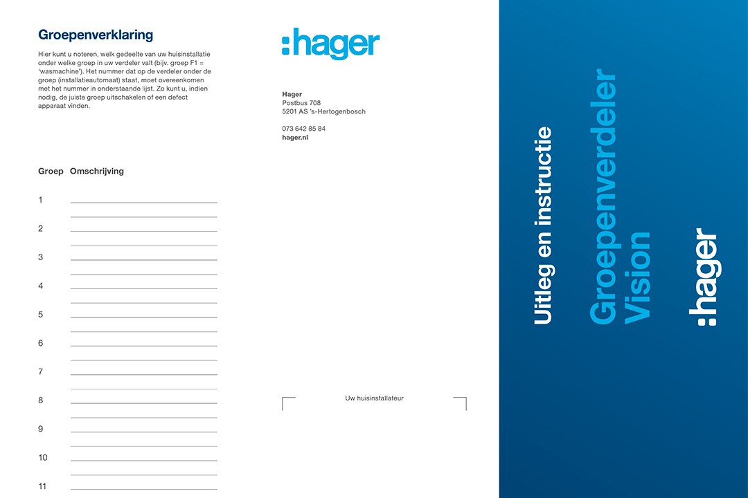 brochure groepenkast vision consumenten hager 2018