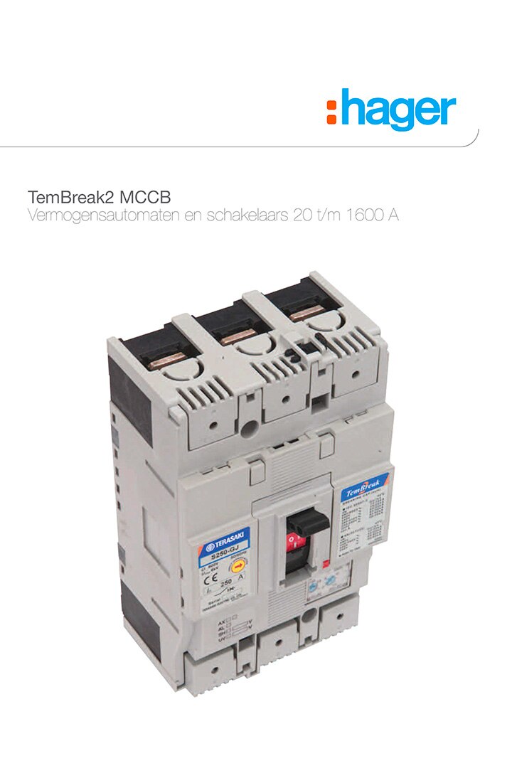 brochure vermogensautomaten mccb terasaki tembreak hager 2014