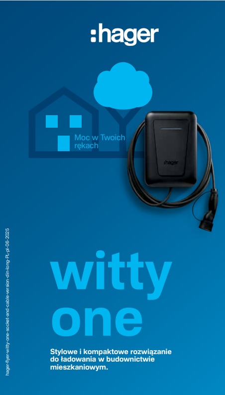 Okładka ulotki Hager witty one do pobrania