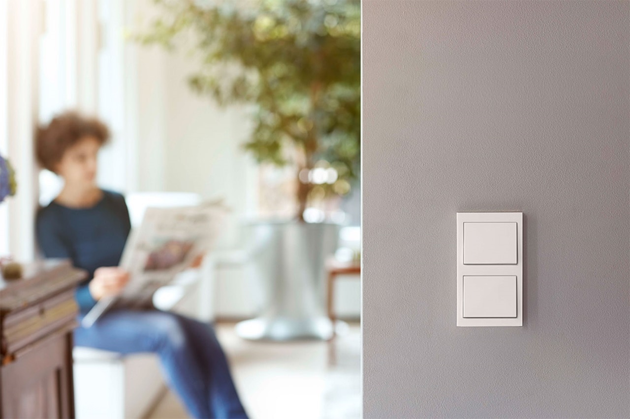 Osprzęt Berker K.1 biały z połyskiem w mieszkaniu