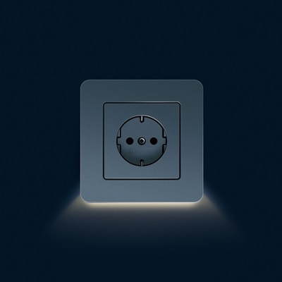 intymne oświetlenie pomieszczenia z osprzętem Berker