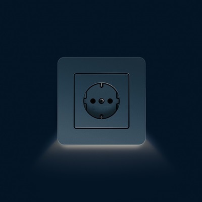 intymne oświetlenie pomieszczenia z osprzętem Berker