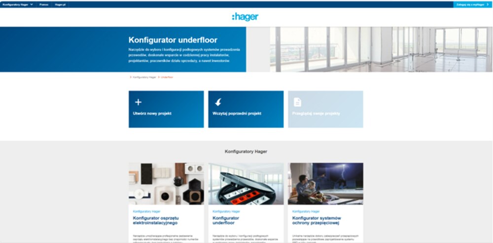 Konfigurator underfloor - narzędzie ułatwiające bezbłędne zamówienie produktów