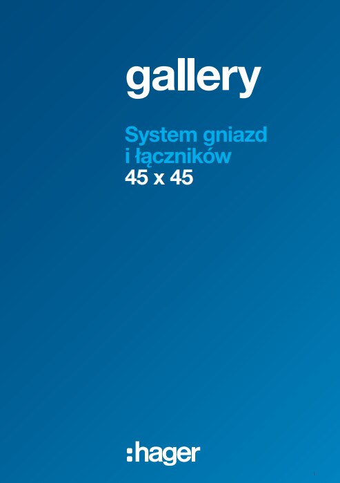 Broszura Hager gallery