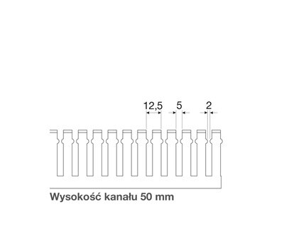 tehalit.HNG kanał grzebieniowy bezhalogenowy