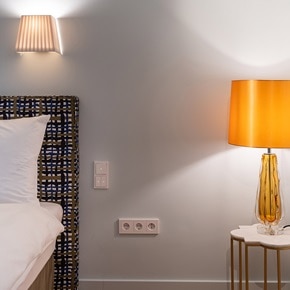 osprzęt elektroinstalacyjny berker Q.3 w hotelu