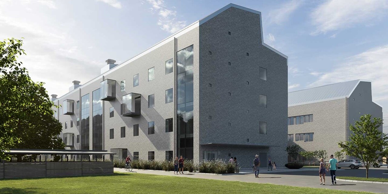 Länssjukhuset Ryhofs byggnad i Jönköping