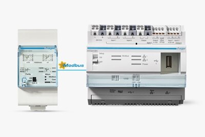 Kommunikationsmodule HTC310H und HTG410H - Zubehör für Hager Leistungsschalter h3+ - Frontansicht