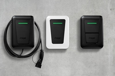 Laddbox-serien witty från Hager