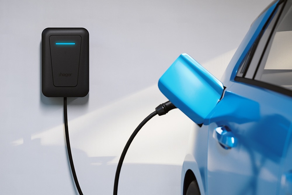 hager elbilsladdning witty one