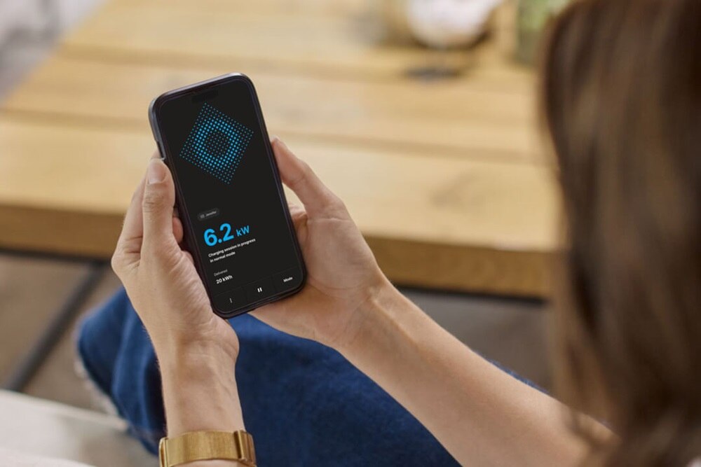 Hager witty one styrs enkelt med appen Hager Charge