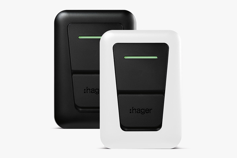 Hager witty one laddbox i vitt och svart