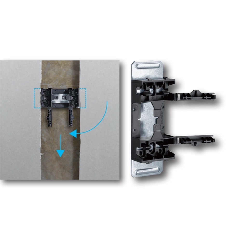 konsoler med stödplattor till fönsterbänkskanaler från Hager