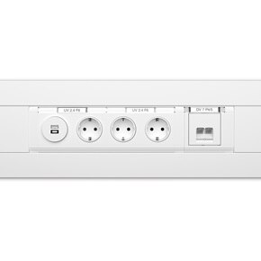 Hållare för multi­me­diauttag Kanalistation