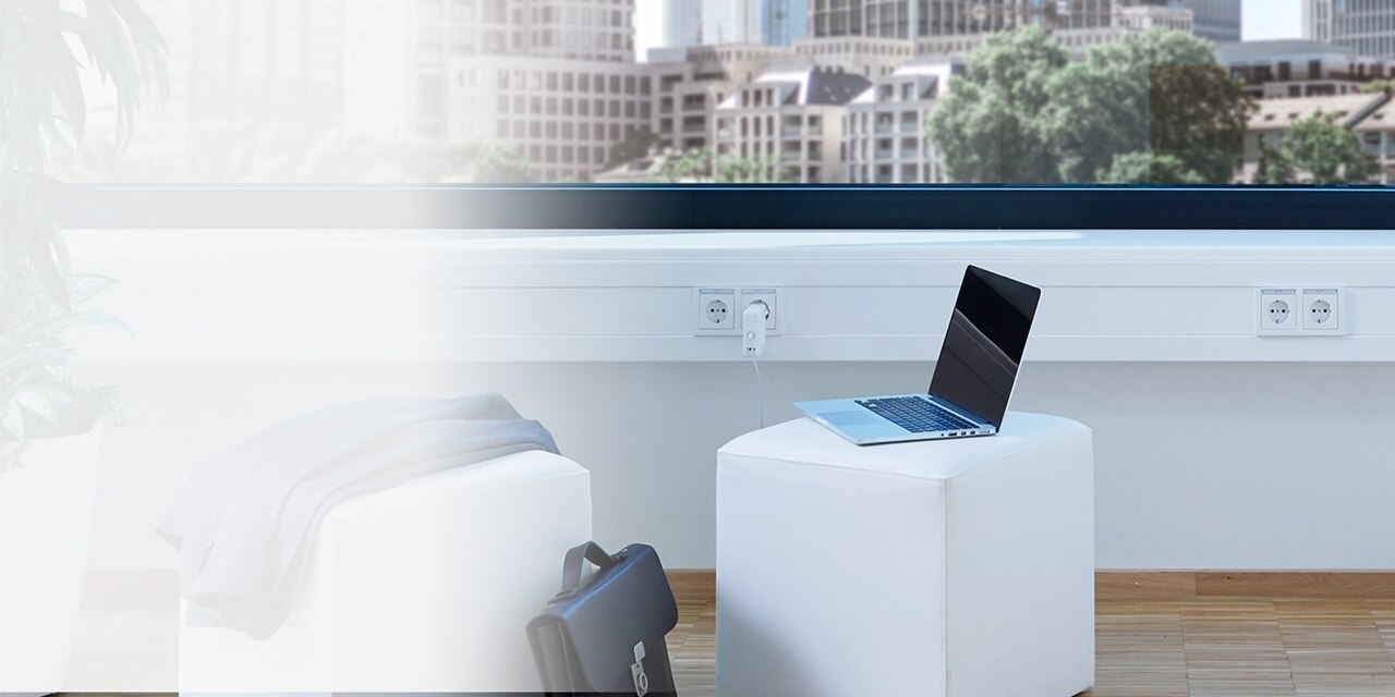 Halogenfri kanal av plast BRH65 från Hager