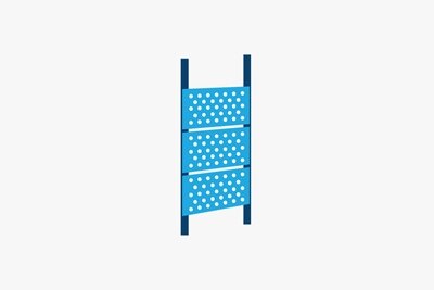 Illustration Kunststoff-Multimediafeld für Feldverteiler Unterputz von Hager