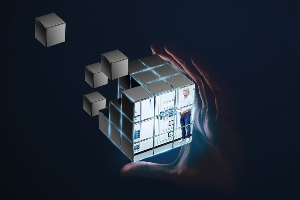 Ställverk unimes H från Hager är lika modulärt som rubiks kub