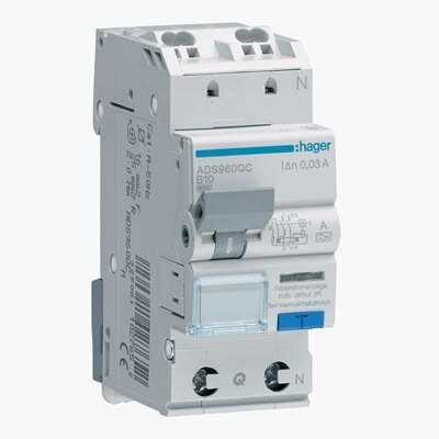 ADS960QC Personskyddsbrytare från Hager
