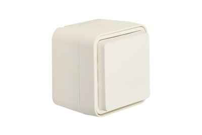 1801584 / 47633502 - Uttag 1-vägs utanpåliggande W.1 IP55, Vit